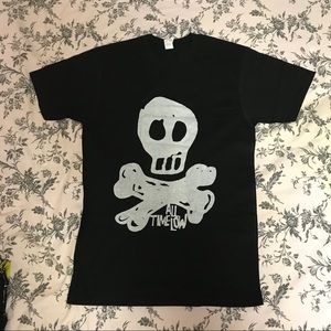 All Time Low Band Logo T-Shirt w Skull Size Medium